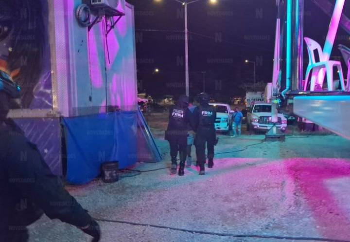 Realizan fuerte operativo en feria de Cancún; reportan cuatro detenidos