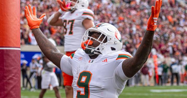 No. 13 Miami at No. 24 Pitt tops ACC slate; No. 17 Virginia, No. 25 SMU can clinch title