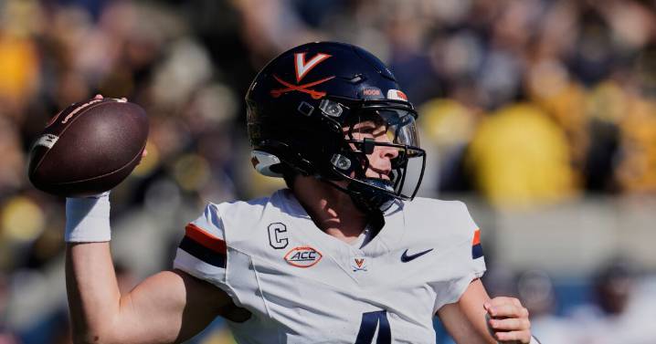 Virginia QB Chandler Morris will have testing after hit to head and neck area in loss to Wake Forest