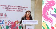 Clara Brugada Molina entrega 25 nuevas ambulancias al Escuadrón de Rescate y Urgencias Médicas en CDMX