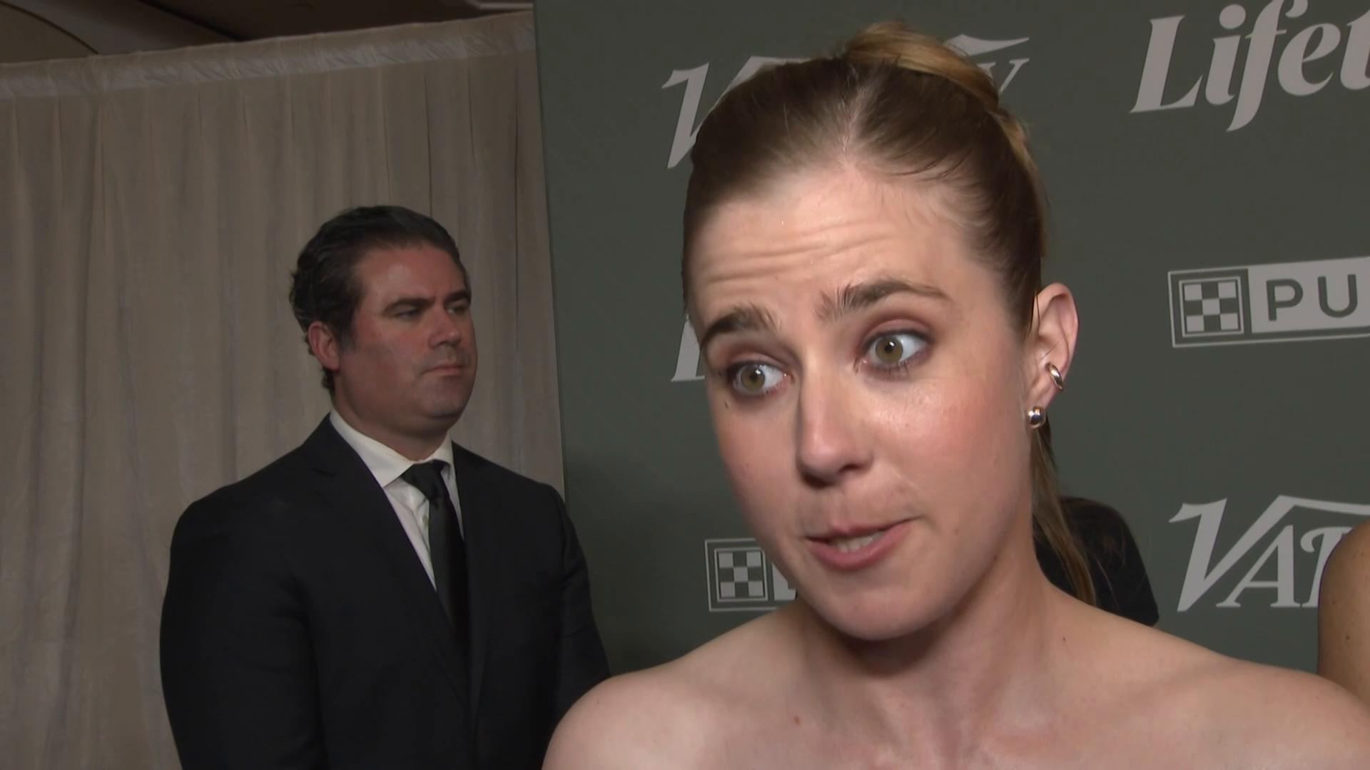 Taylor Dearden on how 'The Pitt' cast celebrated their Emmy wins