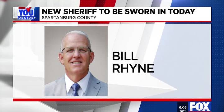 Bill Rhyne set to be sworn in as new Spartanburg County Sheriff