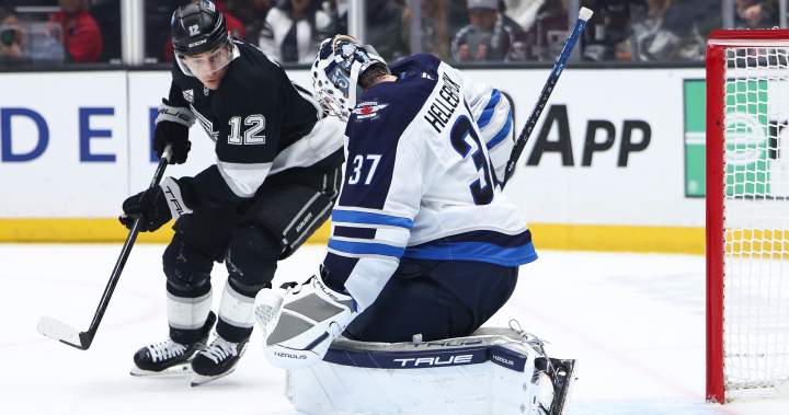 Winnipeg Jets blanked 3-0 in Los Angeles as Lowry returns to lineup