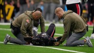 Texans' M.J. Stewart carted off with leg in cast vs. Jaguars