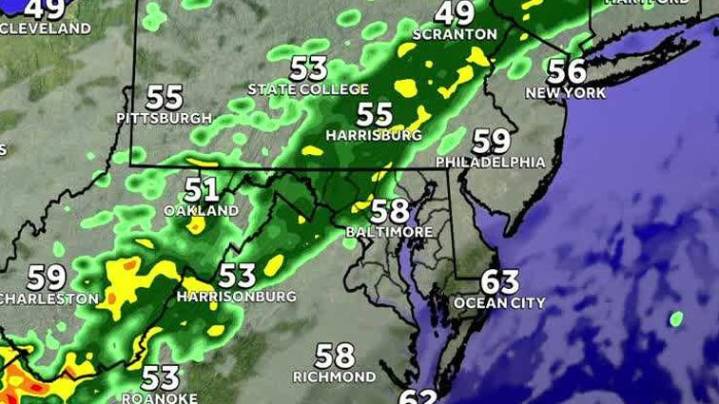 Weather: Breezy, warmer before rain returns overnight in Maryland