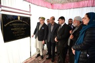 CM Omar Abdullah lays foundation stones for key road projects in Ganderbal