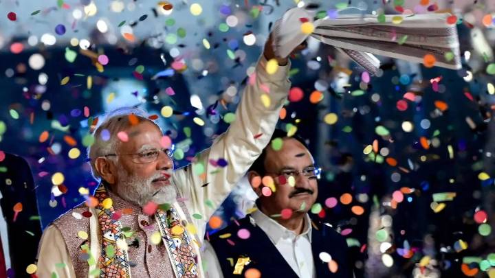NDA tsunami in Bihar: Modi predicts win in Bengal and South as coalition sweeps 202 seats
