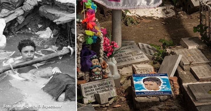 Este es el sitio en Armero donde murió Omayra Sánchez que desde hace 40 años es lugar de peregrinación