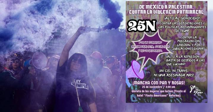 Día de la Eliminación de la Violencia contra las Mujeres: Sigue la marcha en CDMX del 25N EN VIVO