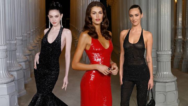 Plunging halterneck gowns steal the show at 2025 LACMA Art + Film Gala