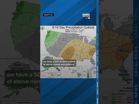 Wetter than typical November expected in Seattle, NOAA says