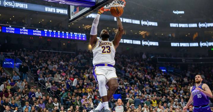 Lakers outlast Jazz 108-106 as Doncic scores 33 and James 17 in his 1st road test of season