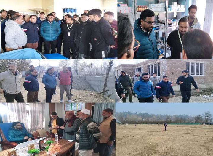 DC Kupwara tours Tehsil Zachaldara, inspects key infrastructure projects