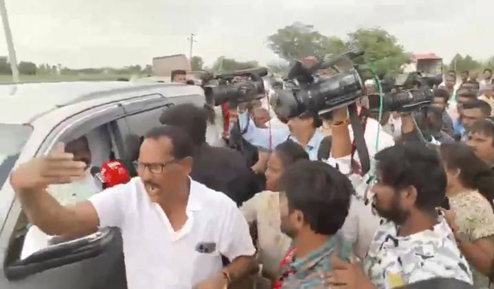 Chevella bus accident: Tension at crash site as locals protest during MLA’s visit