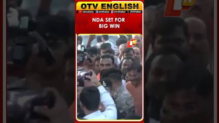 Samrat Choudhary Arrives At BJP Office As NDA Heads For Historic Bihar Win