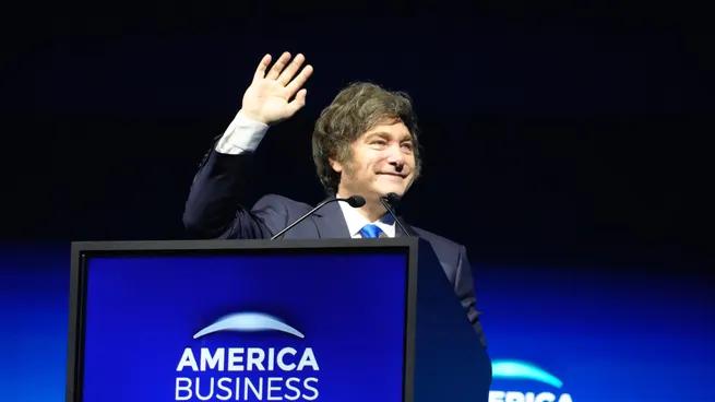 En Estados Unidos, Javier Milei instó a empresarios a invertir en Argentina