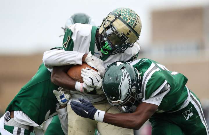 Football photos: Group 4 semi - No. 18 Brick Memorial at No. 5 Winslow, Nov. 22, 2025