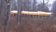 Fayette County: Uniontown School District bus crashes over hill
