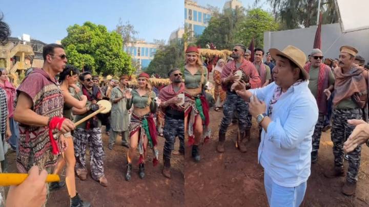 Akshay Kumar And Ahmed Khan’s BTS Moment From Welcome To The Jungle Sets Goes Viral
