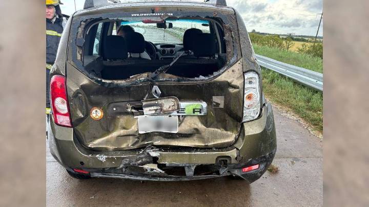 Choque múltiple en la autopista a Córdoba a la altura de Cañada de Gómez: hay cinco heridos