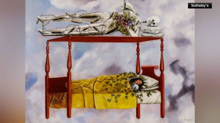 Frida Kahlo hace historia en Sotheby’s con la venta de “El sueño, la cama”