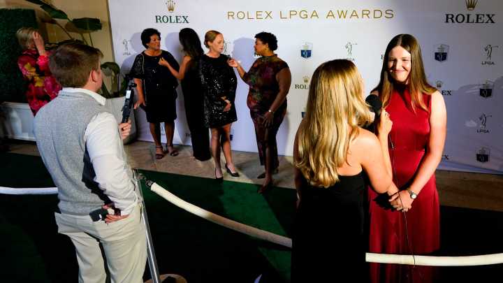 Watch LPGA stars walk green carpet at Rolex Awards in Naples