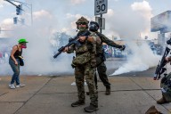 Snelling says police dealing with less tear gas