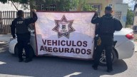 Guardia Estatal localiza vehículos con reporte de robo en la frontera