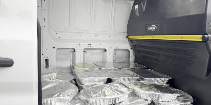 Holyoke Community College MGM Culinary students prepare turkey meals