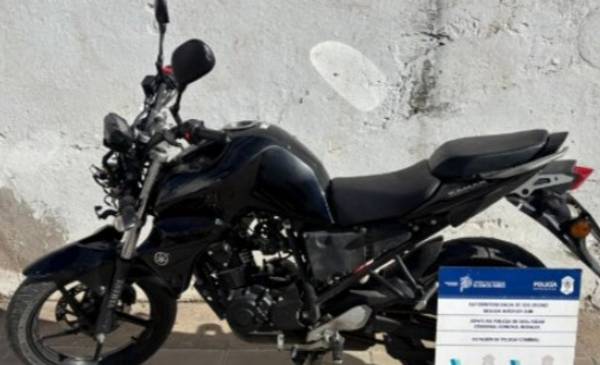 La Policía recuperó una moto que había sido robada