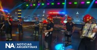 Bomberos logran millones cantando cumbia