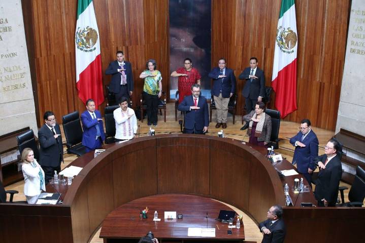 Gilberto Bátiz asume presidencia del TEPJF