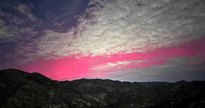 Northern lights make rare Los Angeles appearance amid major geomagnetic storm
