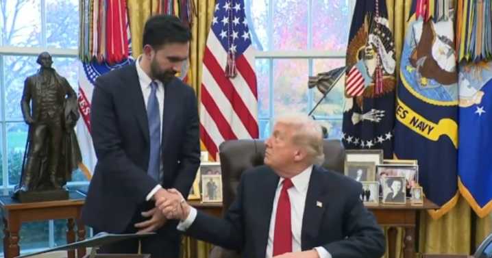 Trump se reúne con Mamdani, el alcalde socialista de New York: “Cuanto mejor le vaya, más feliz seré yo”