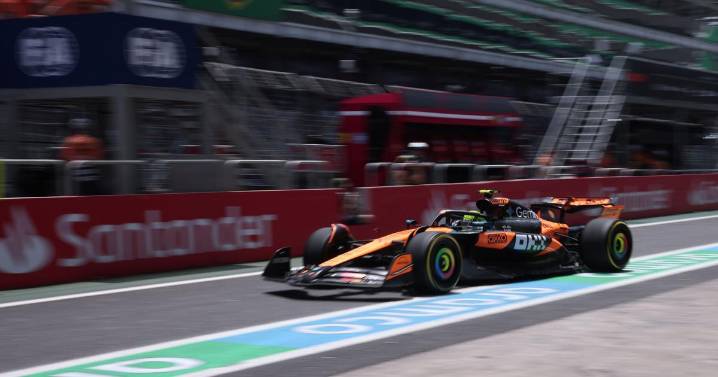 Norris edges Piastri in first practice at Brazilian GP