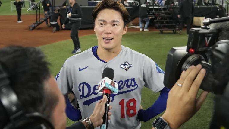 Dodgers' Yoshinobu Yamamoto embraces 6-7 meme in one of MLB's most improbable World Series feats