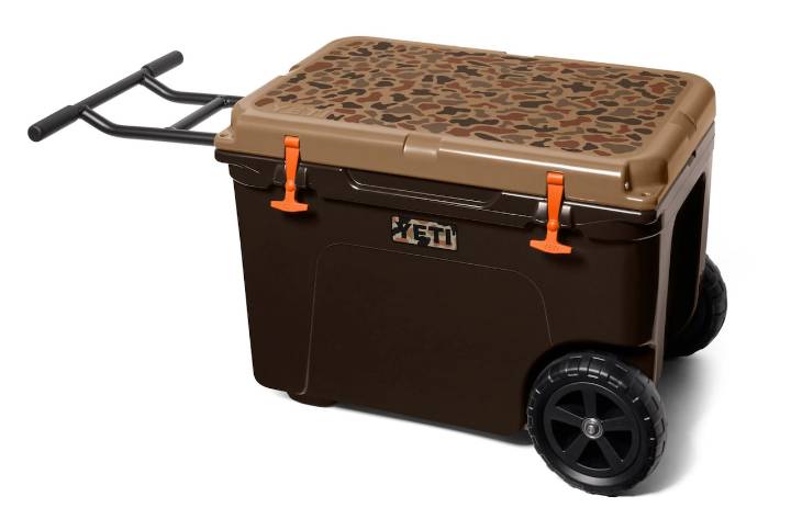 This rare seasonal Wetlands Camo brown and beige color Yeti cooler is on sale for $95 off right now, but this 20% discount deal is only for REI members with a special promo code and there are more wat