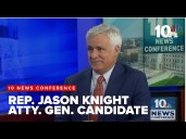 Rep. Jason Knight speaks about his candidacy for Rhode Island attorney general
