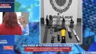 Logra salvarse de su agresor, cargado con explosivos y un hacha, gracias a la ayuda de sus vecinos: "Me asfixiaba"