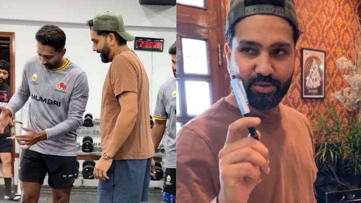 Shana For A Reason! Rohit Sharma’s Funny 'Shock Pen' Prank On Mumbai Teammate Goes Viral; Video