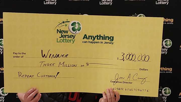 NJ couple wins $3M on scratch-off ticket, after winning $1M in April