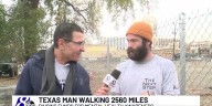Man walks from Texas to Oregon