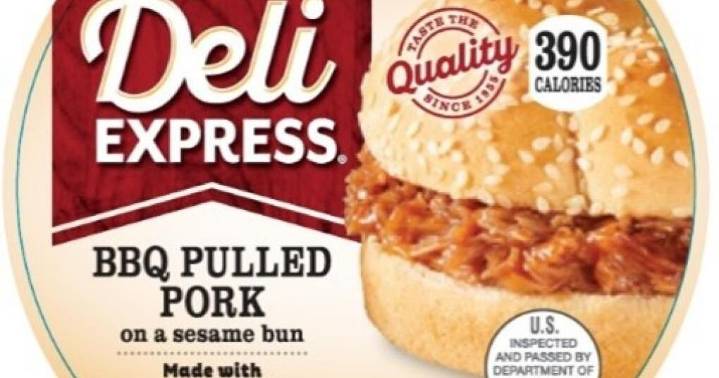 Some BBQ pulled pork sandwiches recalled due to choking hazard