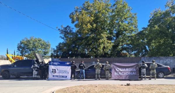Aseguran 4 vehículos en Matamoros... uno de ellos blindado