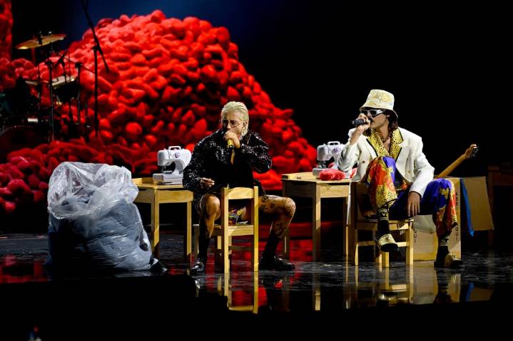 Muscled Men, Versace Glam & Outlandish Flair Steal the Show in CA7RIEL & Paco Amoroso’s Latin Grammys 2025 Performance