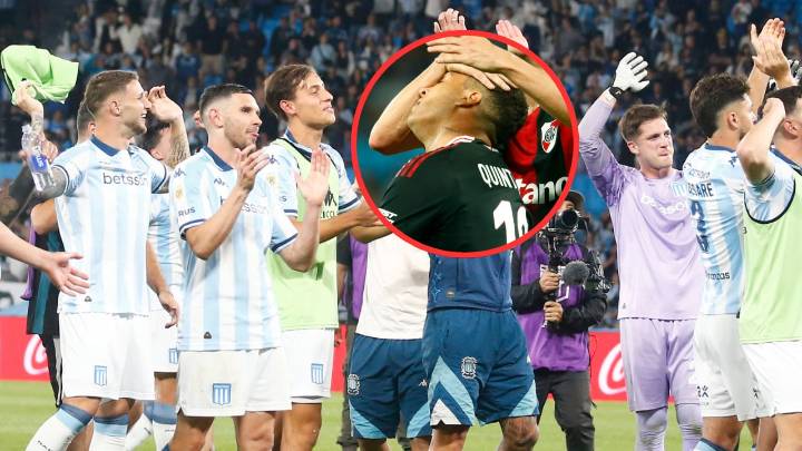 Juan Fernando Quintero, atónito por el fracaso de River Plate contra Racing: TV mostró su reacción