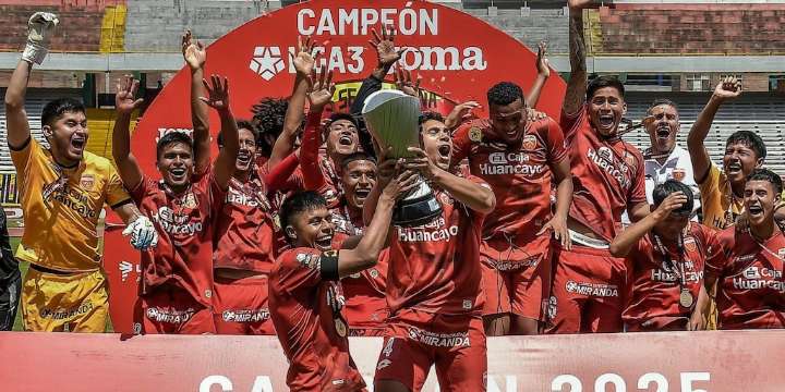 Sport Huancayo II se coronó campeón de la primera edición de la Liga 3 y disputará la segunda división del fútbol peruano