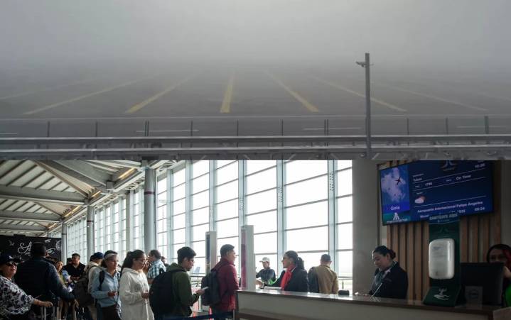 Suspenden vuelos en el AIFA: viajes se interrumpen por densa neblina este martes 11 de noviembre
