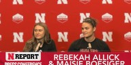 FULL VIDEO: Nebraska's Rebekah Allick + Maisie Boesiger | VB Press Conference (11/25/25)