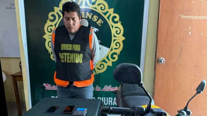 Detienen a sujeto cuando cobraba presunta extorsión en Piura